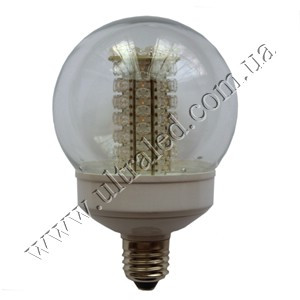 Лампа светодиодная E27-G100-65SF (warm white)