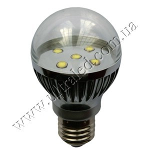 Лампа светодиодная E27-G45-5*1W (white) 220AC Применяемость: внутреннее освещение													Световой поток: 200 Люмен													Цвет свечения: белый													Тип цоколя : Е27