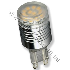 Лампа светодиодная G9-2W-12SMD (warm white) Цена указана за: шт. Применяемость: внутреннее освещение Световой поток: 110 Люмен Цвет свечения: белый теплый Тип лампы (код): G9