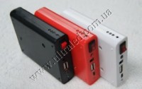 USB мобильное зарядное устройство 18650 1A, до 4 аккумуляторов (павербанк)