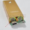 USB мобильное зарядное устройство Ruinovo 18650 1A с двумя мощными фонариками, алюминиевый корпус, до 2 аккумуляторов (павербанк) - USB мобильное зарядное устройство Ruinovo 18650 1A с двумя мощными фонариками, алюминиевый корпус, до 2 аккумуляторов (павербанк)