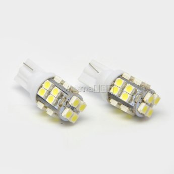 Лампа светодиодная передних габаритов T10-20SMD-1210 (white) 