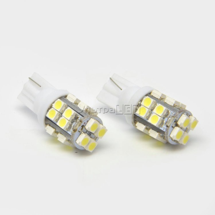 Світлодіодна лампа передніх габаритів T10-20SMD-1210 (white)