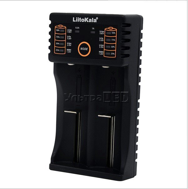Зарядний пристрій Li-Ion/Li-Fe/Li-HV/Ni-Mh/Ni-Cd LiitoKala Lii-202, powerbank