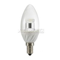 Лампа светодиодная CIVILIGHT E14-CC-4W Clear candle (warm white) (C37 WP25V4)