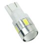 Лампа светодиодная передних габаритов T10-6SMD-5730 (white) - Лампа светодиодная передних габаритов T10-6SMD-5730 (white)
