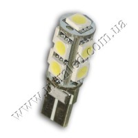 Лампа светодиодная передних габаритов с ОБМАНКОЙ T10-9SMD-EF (white)