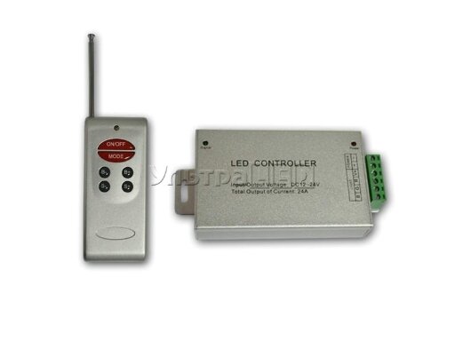 RGB контролер 24А RF радіо (6 кнопок на пульті)