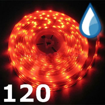 Светодиодная лента RISHANG LED SMD 3528, 120шт/м, IP67 (IP68), красный Цена указана за: метр Применяемость: внутреннее освещение Световой поток: 405 Лм на 5 метров Цвет свечения: красный