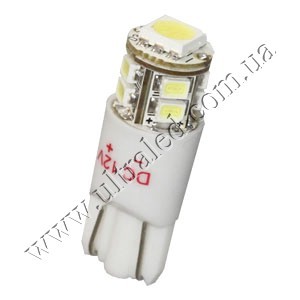 Лампа светодиодная передних габаритов T10-8/1SMD (white) Применяемость: передний габарит Световой поток: 50 Люмен Цвет свечения: белый Тип лампы (код): W5W (2825)
Встроенный стабилизатор тока
