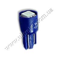 Лампа светодиодная подсветки приборной панели T10-1WF (blue)