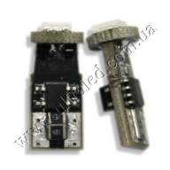 Лампа светодиодная передних габаритов с ОБМАНКОЙ T10-1SMD-EF (white)