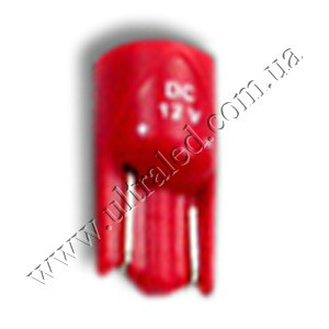 Лампа світлодіодна підсвічування панелі приладів T10-1WF (red)