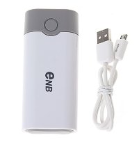 USB мобильное зарядное устройство ENB 2x18650 2A, до 2 аккумуляторов (павербанк)