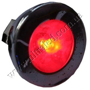 MR16-1W (red) Применяемость: внутреннее освещениеСветовой поток: 25 ЛюменЦвет свечения: красныйТип цоколя : MR16