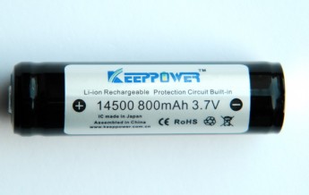 Аккумулятор 14500 Keeppower 800 mAh защищенный Батарея от известного производителя - фирменный аккумулятор DLG в дополнительной оболочке и с качественной платой защиты. Реально качественный аккумулятор с честной емкостью
