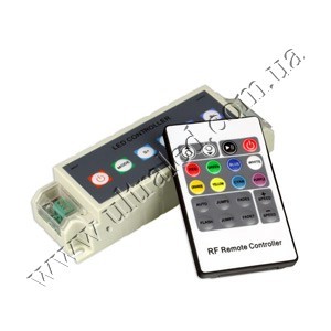 RGB контроллер ручн+ИК20 ДУ 12В, 3А 