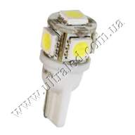 Лампа светодиодная передних габаритов T10-5SMD (white)