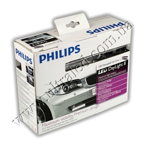 Фара дневного света Philips DRL 8x1W Цена указана за: компл. Применяемость: передний ПТФ Цвет свечения: белый холодный