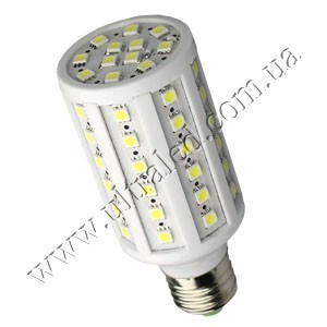 Лампа светодиодная E27-60SMD-5050 (white) Применяемость: внутреннее освещение													Световой поток: 540 Люмен													Цвет свечения: белый													Тип лампы (код): Е27																		Заменяет лампу накаливания 75 ватт 